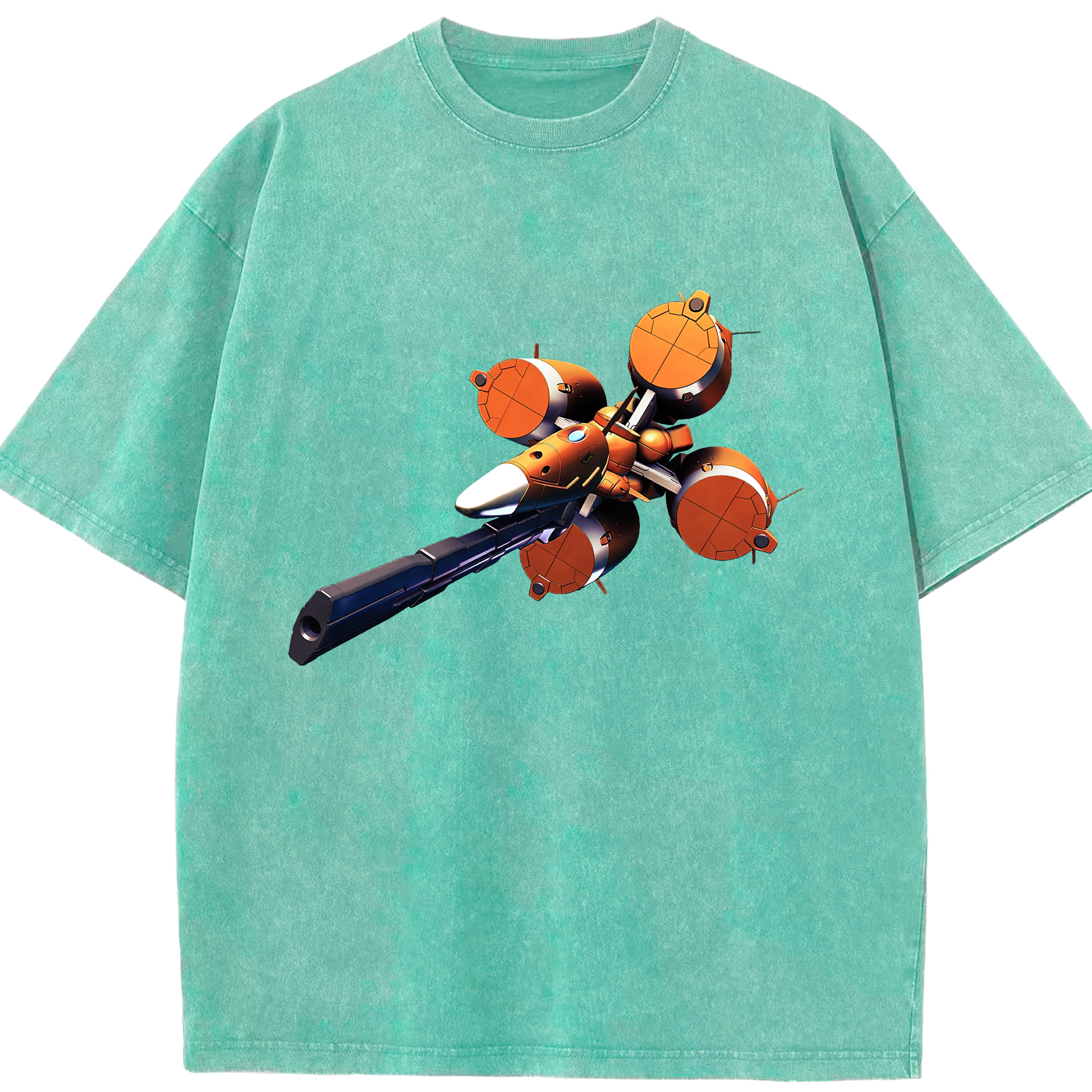 （画像用） 機動戦士ガンダム Mobile Suit Gundam 綿100% ヴィンテージ風 半袖Tシャツ（フロントプリント）